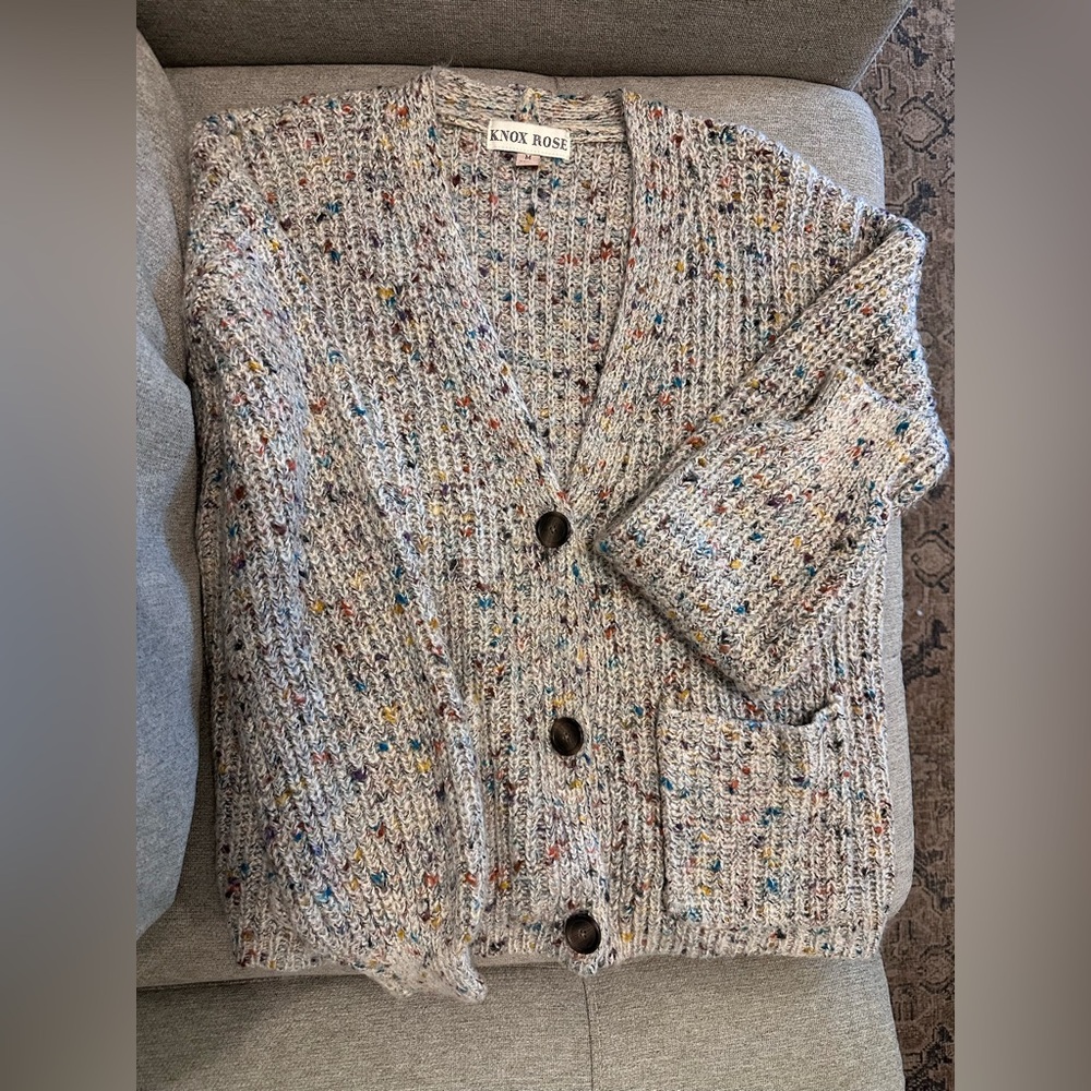 Knox Rose Women’s Button-Front Cardigan